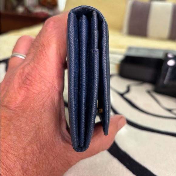 Authentic Prada blue wallet; very clean like new. .no call outs. - Picture 5 of 8